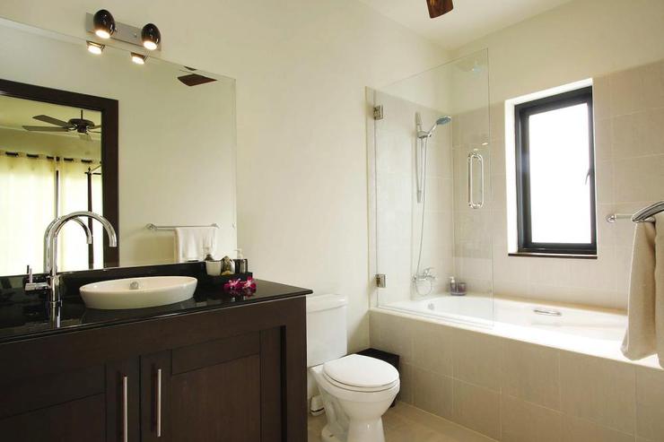 En-suite bathroom for bedroom 3 with bath and shower