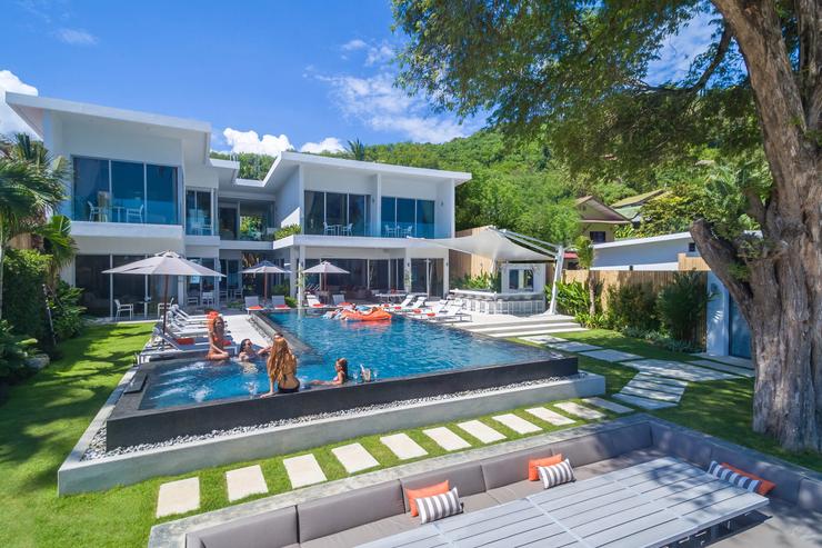 Phuket’s most luxurious beach villa, Baan Amandeha. It enjoys year-round calm seas and direct access to the beach.