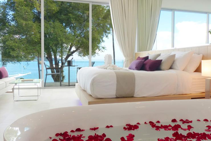 Wake to incredible sea views, or sit on the terrace and gaze over the ocean with a good book.