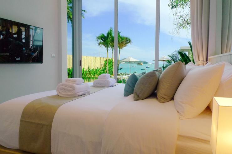 All bedrooms enjoy luxury cotton linen, as well as breath-taking views over the sea.