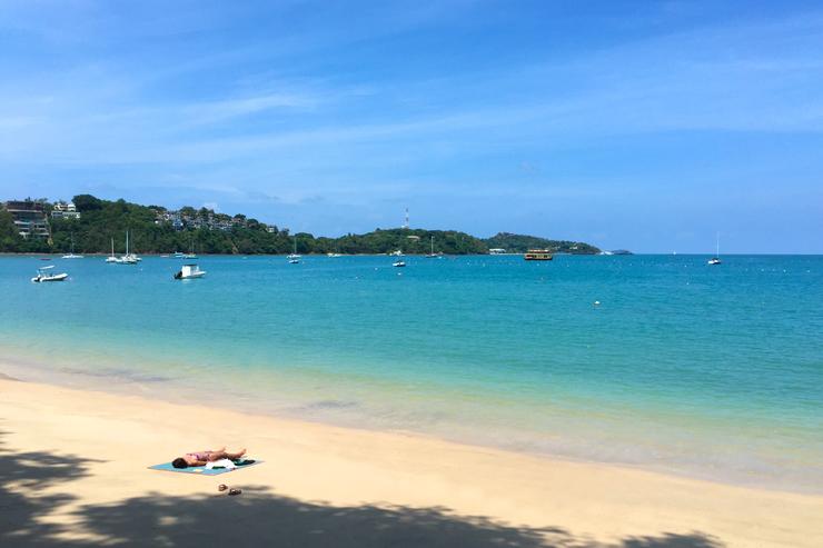 The reason people love to visit Phuket is it's beautiful beaches and turquoise blue seas and there none better that the peaceful beach at Ao Yon.
